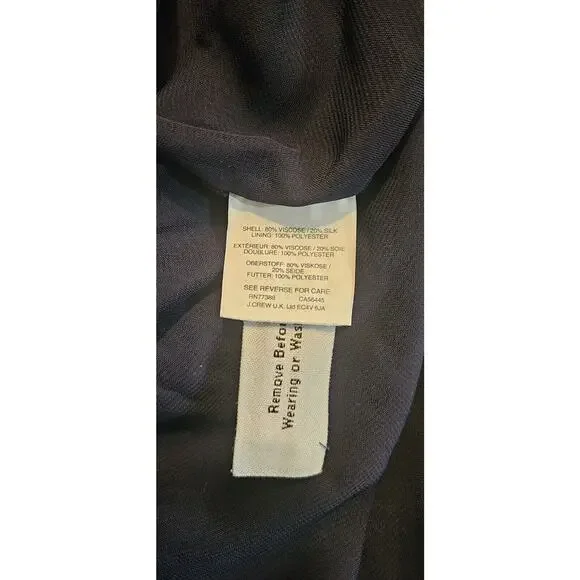 Madewell Navy Blue Crushed Velvet Slip Dress Criss Cross Back Midi Size M - Picture 5 of 9